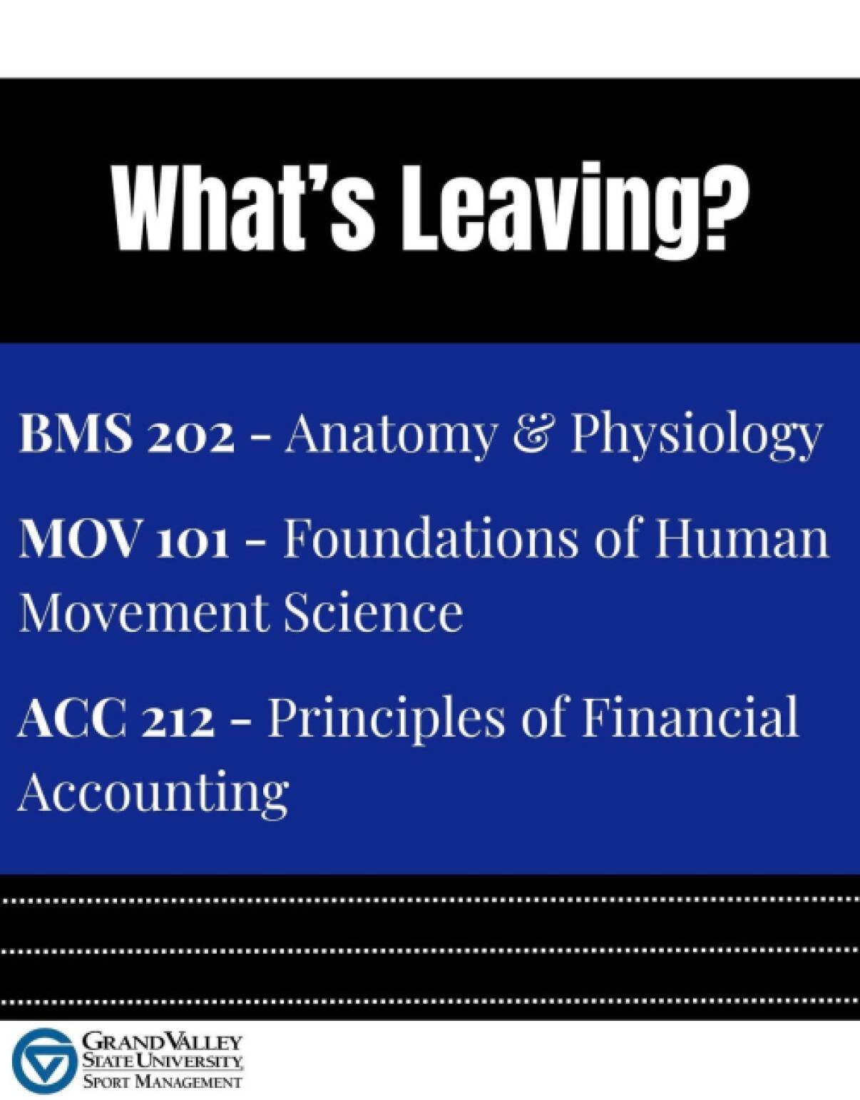 What's Leaving?